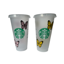 Load image into Gallery viewer, Butterfly Starbucks Cup
