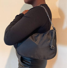 Load image into Gallery viewer, Black Nylon Purse