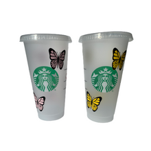 Load image into Gallery viewer, Butterfly Starbucks Cup
