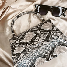 Load image into Gallery viewer, Sasha Snakeskin Handbag
