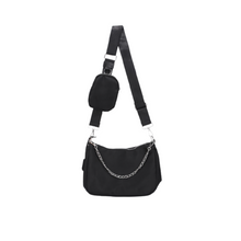 Load image into Gallery viewer, Black Nylon Purse
